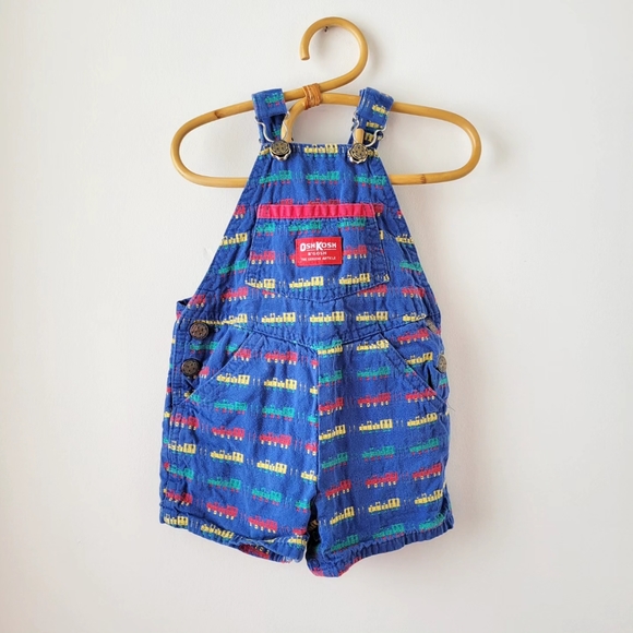 OshKosh B'gosh Other - Vintage 90s Oshkosh Train Shortalls